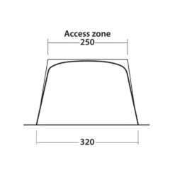 Outwell Touring Canopy Poled -Out Door World 111252 touring canopy drawing other5