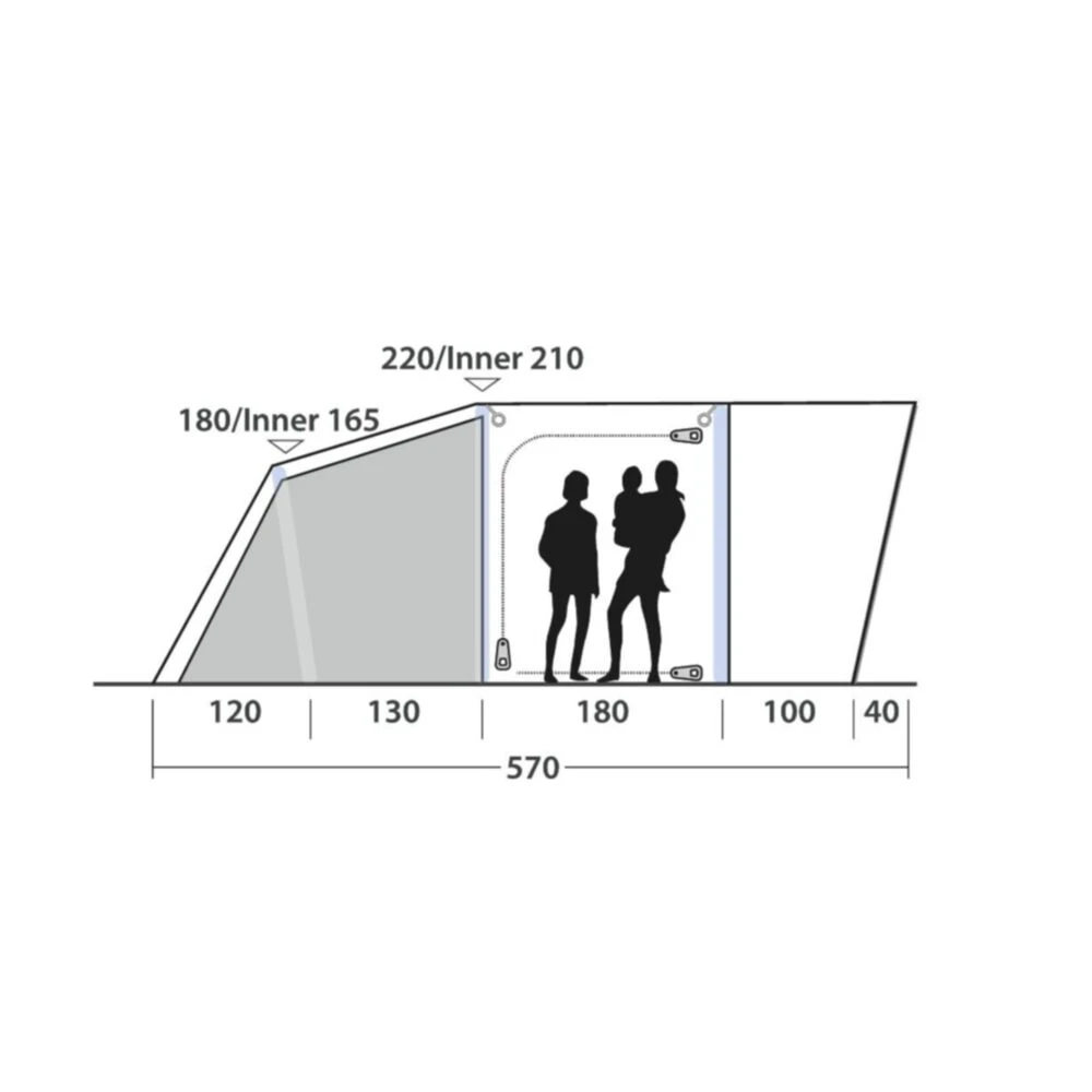 Outwell Springville 4SA Tent 4 Outwell Springville 4SA Tent - Image 4