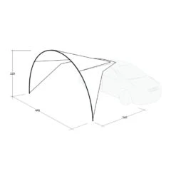 Outwell Forecrest Canopy -Out Door World 111402 forecrest canopy drawing perspective2