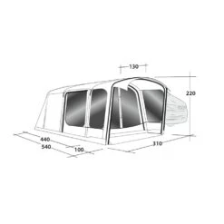 Outwell Jonesville 440sa Flex Awning -Out Door World 111412 jonesville 440sa flex drawing perspective2