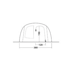 Outwell Phoenix 6+2 Tent (2025) -Out Door World 111462 phoenix 6 2 drawing other4