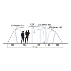 Outwell Hartford 6 Air Tent (2025) 18 Outwell Hartford 6 Air Tent (2025) -Out Door World 111468 hartford 6 air drawing other6
