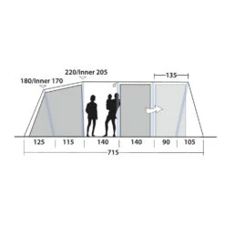 Outwell Tennessee 6+2 Air Tent (2025) -Out Door World 111470 tennessee 6 2 air drawing other4