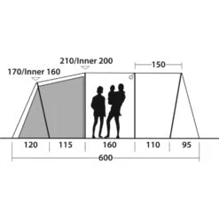 Outwell Rockwell 6 Tent (2025) 17 Outwell Rockwell 6 Tent (2025) -Out Door World 111477 rockwell 6 drawing other4