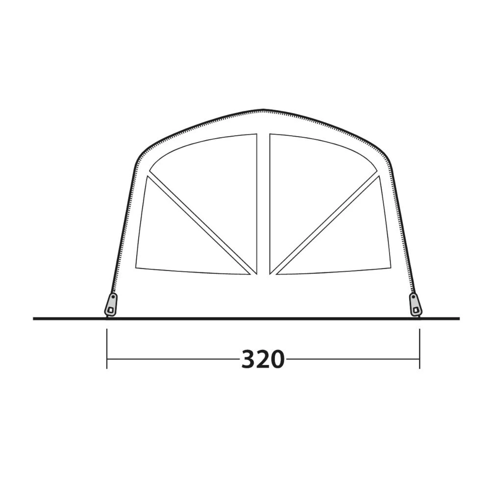 Outwell Flagstaff 5 Air Tent (2025) 10 Outwell Flagstaff 5 Air Tent (2025) - Image 10