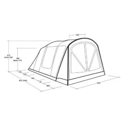 Outwell Flagstaff 5 Air Tent (2025) 23 Outwell Flagstaff 5 Air Tent (2025) -Out Door World 111488 flagstaff 5 air drawing perspective2