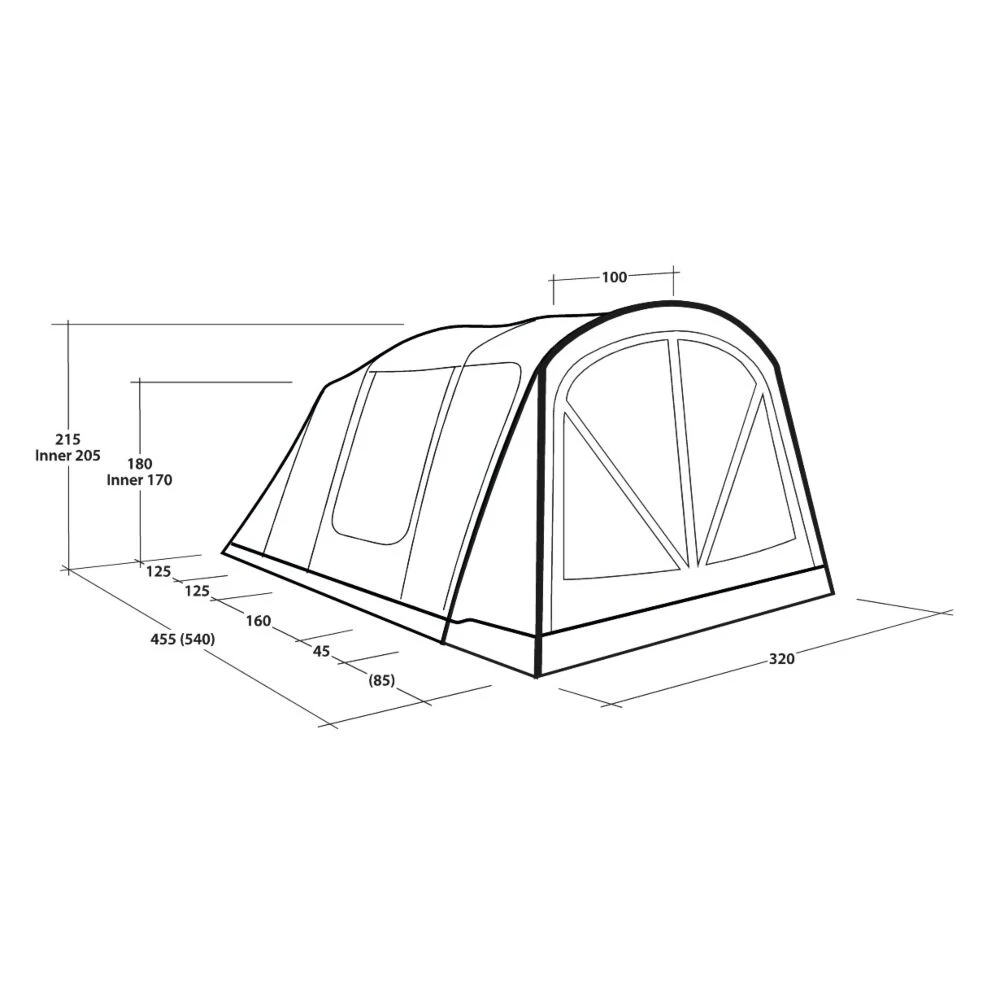 Outwell Flagstaff 5 Air Tent (2025) 12 Outwell Flagstaff 5 Air Tent (2025) - Image 12