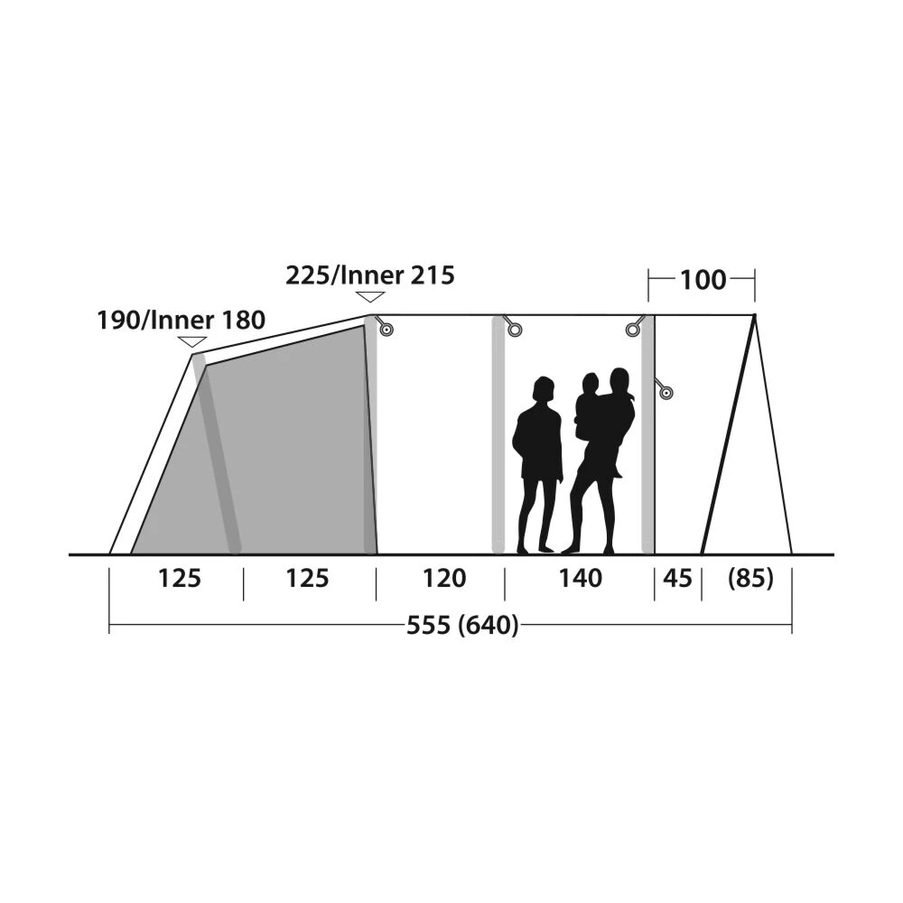 Outwell Florida 5 Air Tent (2025) 4 Outwell Florida 5 Air Tent (2025) - Image 4