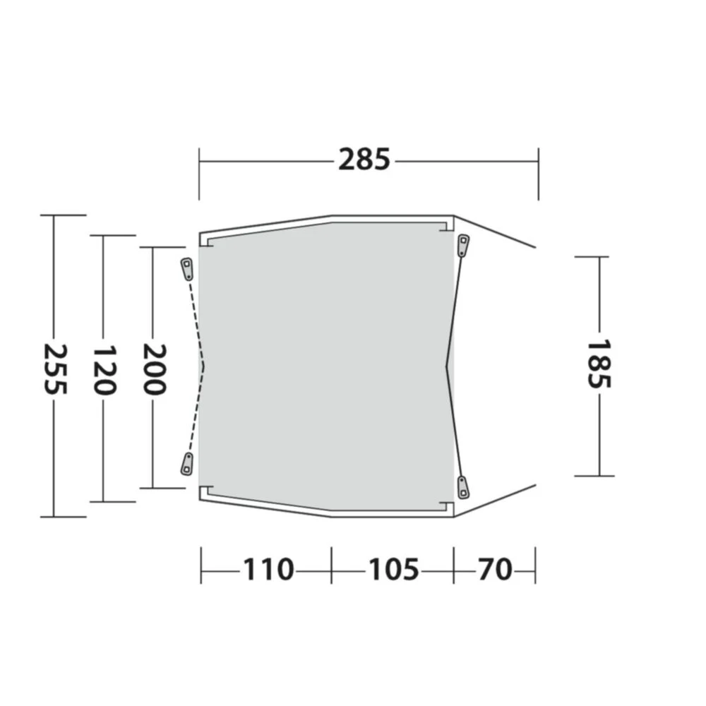 Outwell Dunecrest L Awning (2025) 3 Outwell Dunecrest L Awning (2025) - Image 3