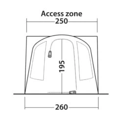 Outwell Santa Monica Air Awning (175-200cm) (2025) 17 Outwell Santa Monica Air Awning (175-200cm) (2025) -Out Door World 111502 santa monica air drawing other4