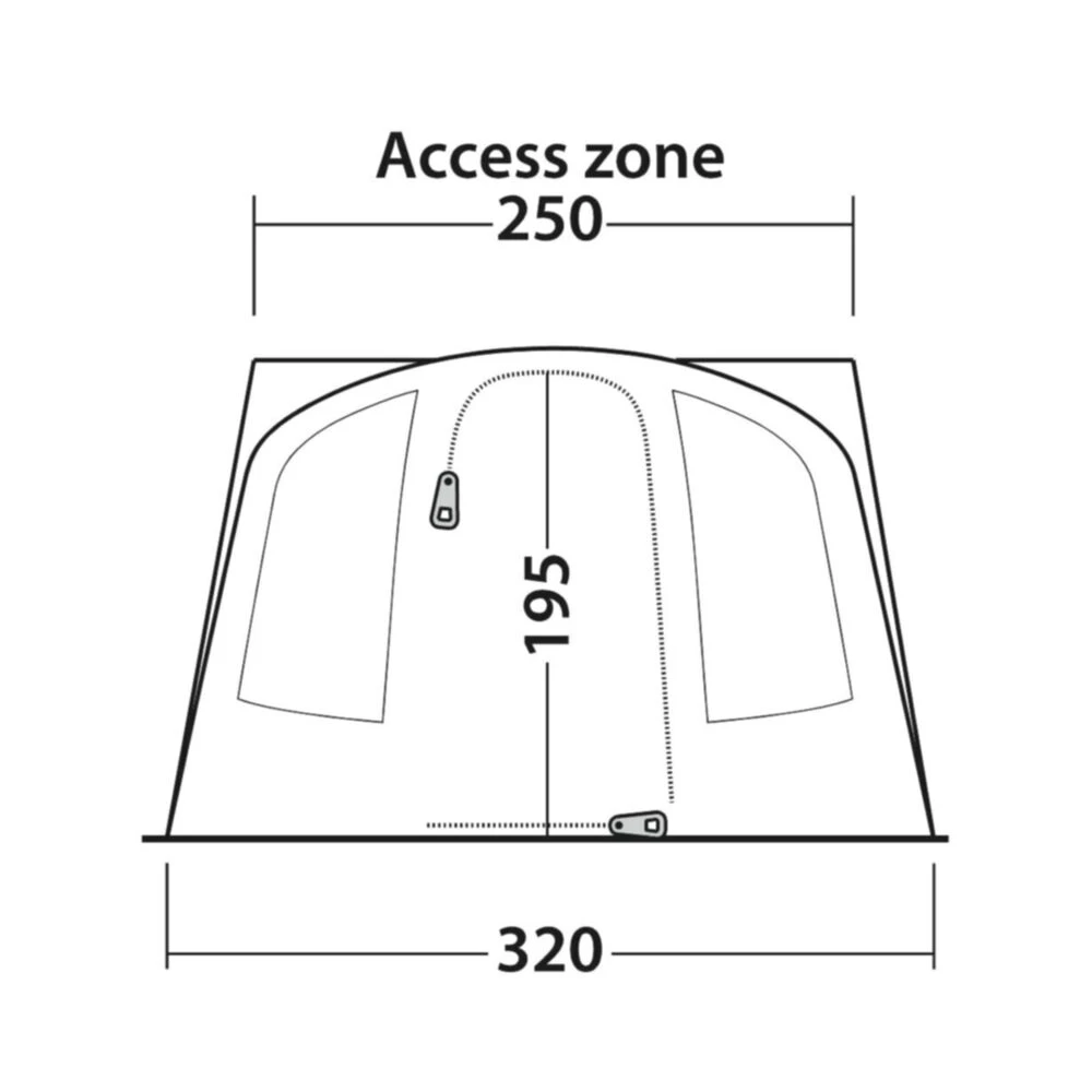 Outwell Fresno Awning (175-200cm) (2025) 6 Outwell Fresno Awning (175-200cm) (2025) - Image 6