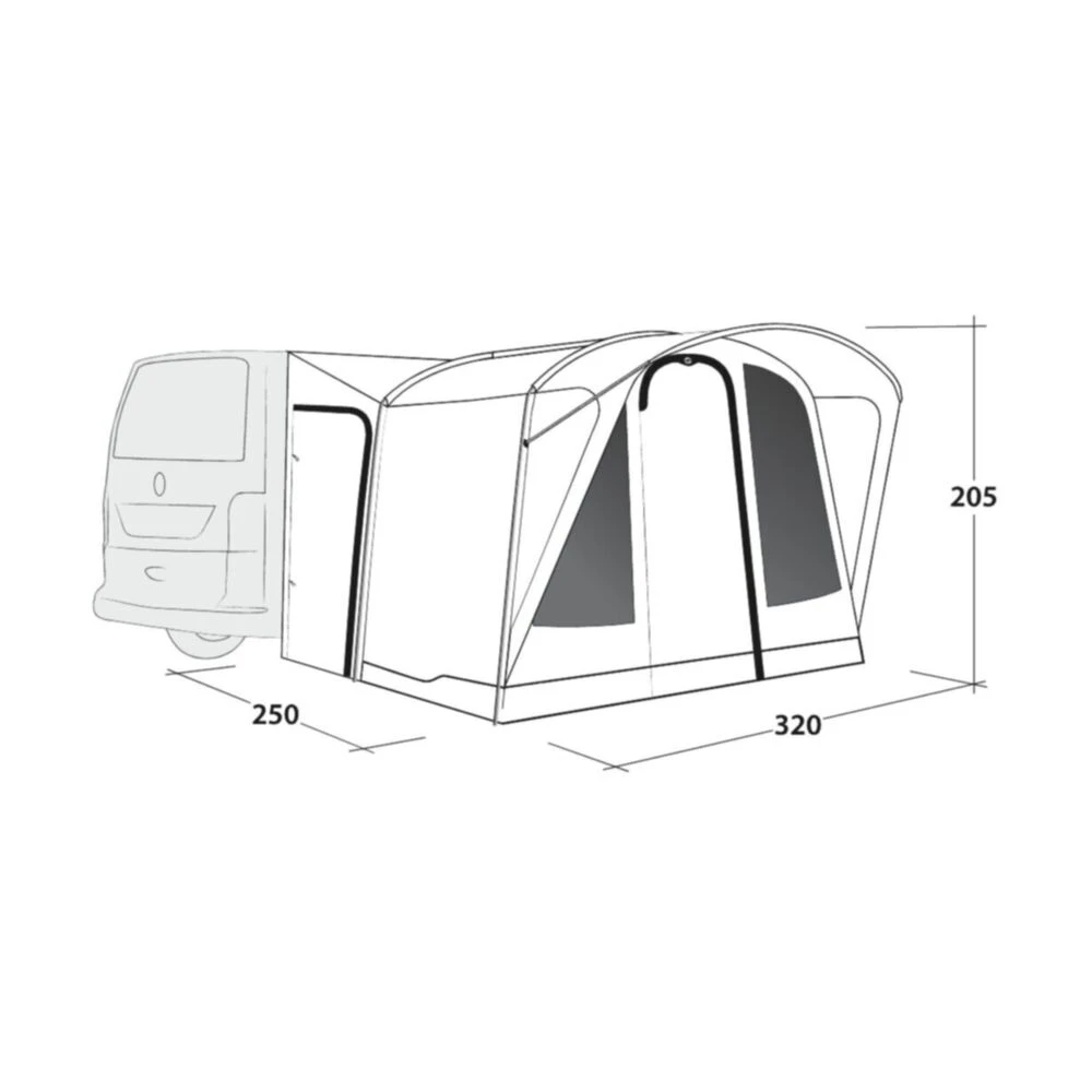 Outwell Fresno Awning (175-200cm) (2025) 7 Outwell Fresno Awning (175-200cm) (2025) - Image 7