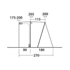 Outwell San Diego Awning (2025) -Out Door World 111506 san diego drawing other5
