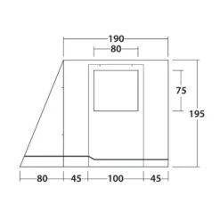 Outwell Backroads Awning Room (2025) -Out Door World 111508 backroads awning room drawing other3
