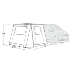 Outwell Backroads Awning Room (2025) -Out Door World 111508 backroads awning room drawing perspective2