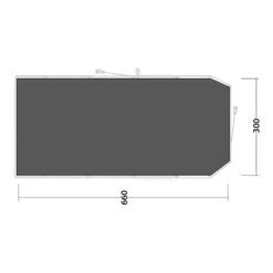 Outwell Phoenix 5 Footprint Groundsheet 5 Outwell Phoenix 5 Footprint Groundsheet -Out Door World 171156 footprint lux phoenix 5 drawing floorplan2