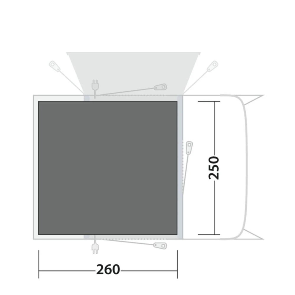 Outwell Footprint Groundsheet Talladega Air 2 Outwell Footprint Groundsheet Talladega Air - Image 2