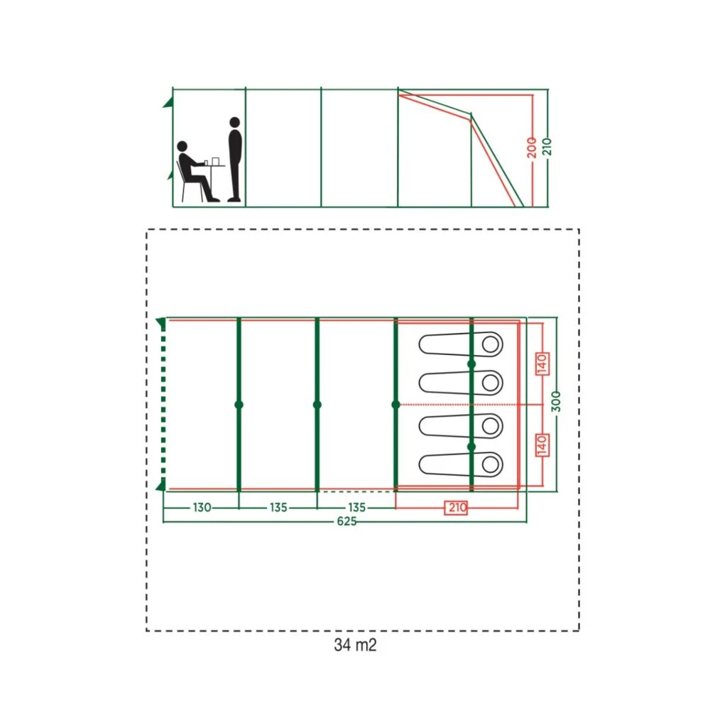 Coleman Vail 4L Tent 3 Coleman Vail 4L Tent - Image 3