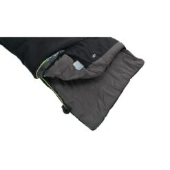 Outwell Celebration Lux Sleeping Bag (Black) 12 Outwell Celebration Lux Sleeping Bag (Black) -Out Door World 230360 celebration lux black left side zipper feature photo12