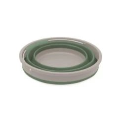 Outwell Collaps Bucket With Lid - Shadow Green -Out Door World 651122 collaps bucket round w lid shadow green feature photo4
