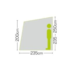 Quest Falcon Pro Air 325 Porch Caravan Awning -Out Door World a3502 mg 6 midsize