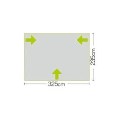 Quest Falcon Pro Air 325 Porch Caravan Awning -Out Door World a3502 mg 7 midsize