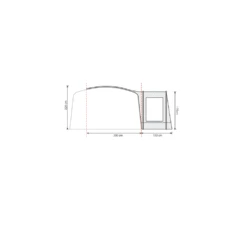 Outdoor Revolution Airedale F/G Side Porch 7 Outdoor Revolution Airedale F/G Side Porch -Out Door World airedale side porch floorplan 1