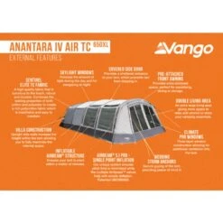 Vango Airbeam Vango Anantara IV TC 650xl Air Tent -Out Door World anantara iv air tc 650xl lowres