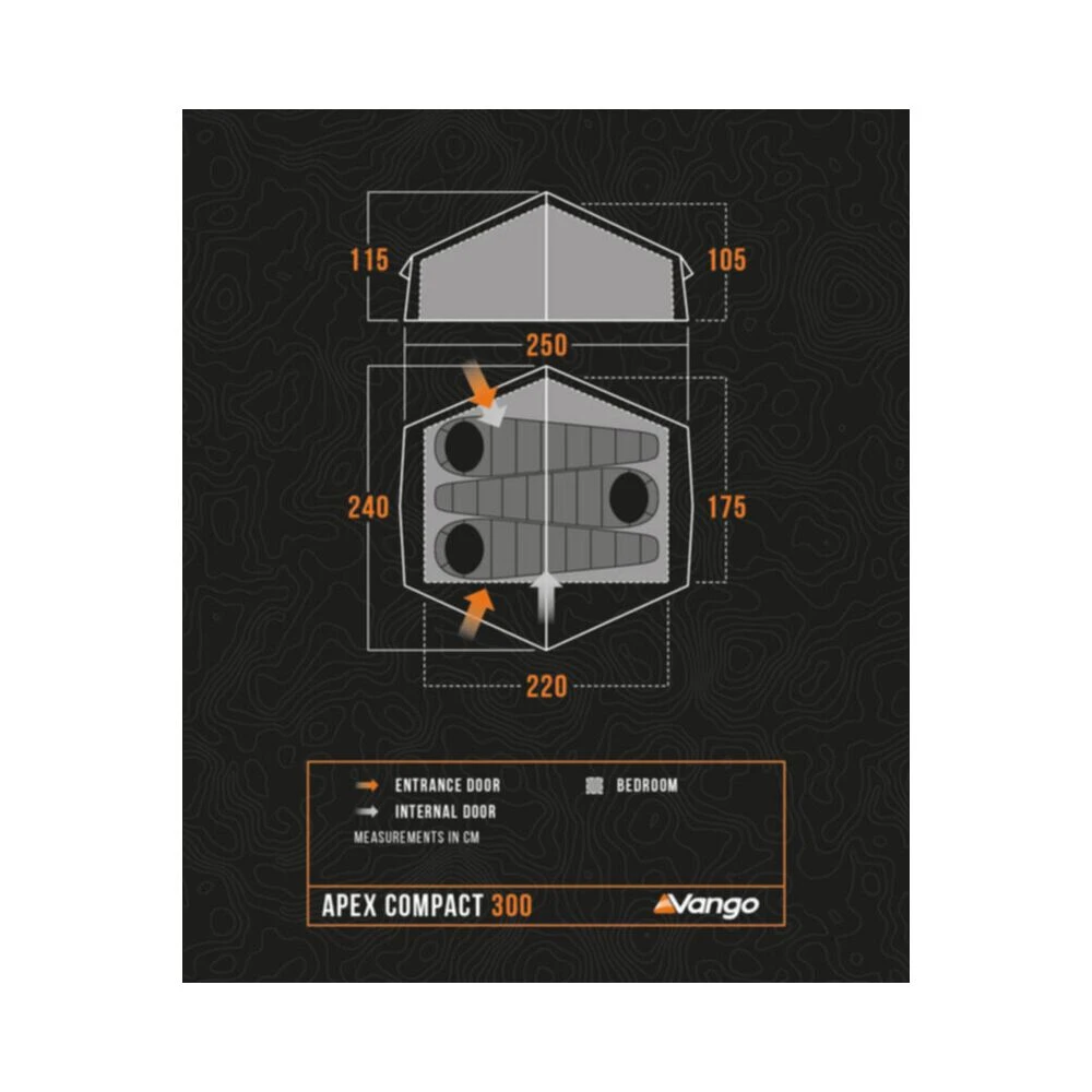 Vango Apex Compact 300 Tent (2025) 6 Vango Apex Compact 300 Tent (2025) - Image 6