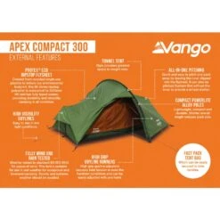 Vango Apex Compact 300 Tent (2025) 31 Vango Apex Compact 300 Tent (2025) -Out Door World apex compact 300 lowres