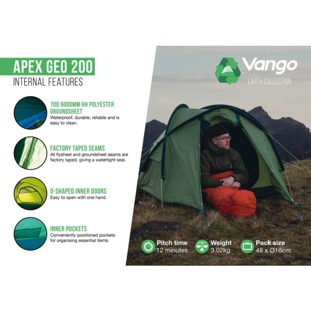 Vango Apex Geo 200 Tent 5 Vango Apex Geo 200 Tent - Image 5