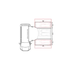 Outdoor Revolution Cayman Combo PC Air Low Awning (180-210cm) 11 Outdoor Revolution Cayman Combo PC Air Low Awning (180-210cm) -Out Door World cayman combo floor