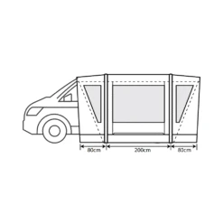Outdoor Revolution Cayman Combo Air Mid Driveaway Awning (210-255cm) 16 Outdoor Revolution Cayman Combo Air Mid Driveaway Awning (210-255cm) -Out Door World cayman combo 3