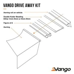 Vango DriveAway Kit For 4mm - 6mm Rails (3 Metre) (Ideal For Fiamma) -Out Door World drive away kit explainer