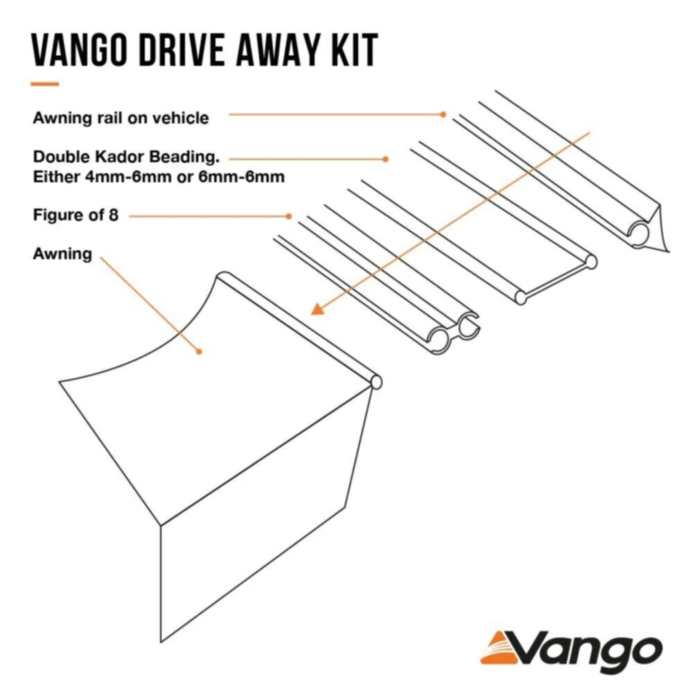 Vango Airbeam Vango Kela Pro Air Awning Low 11 Vango Airbeam Vango Kela Pro Air Awning Low - Image 11
