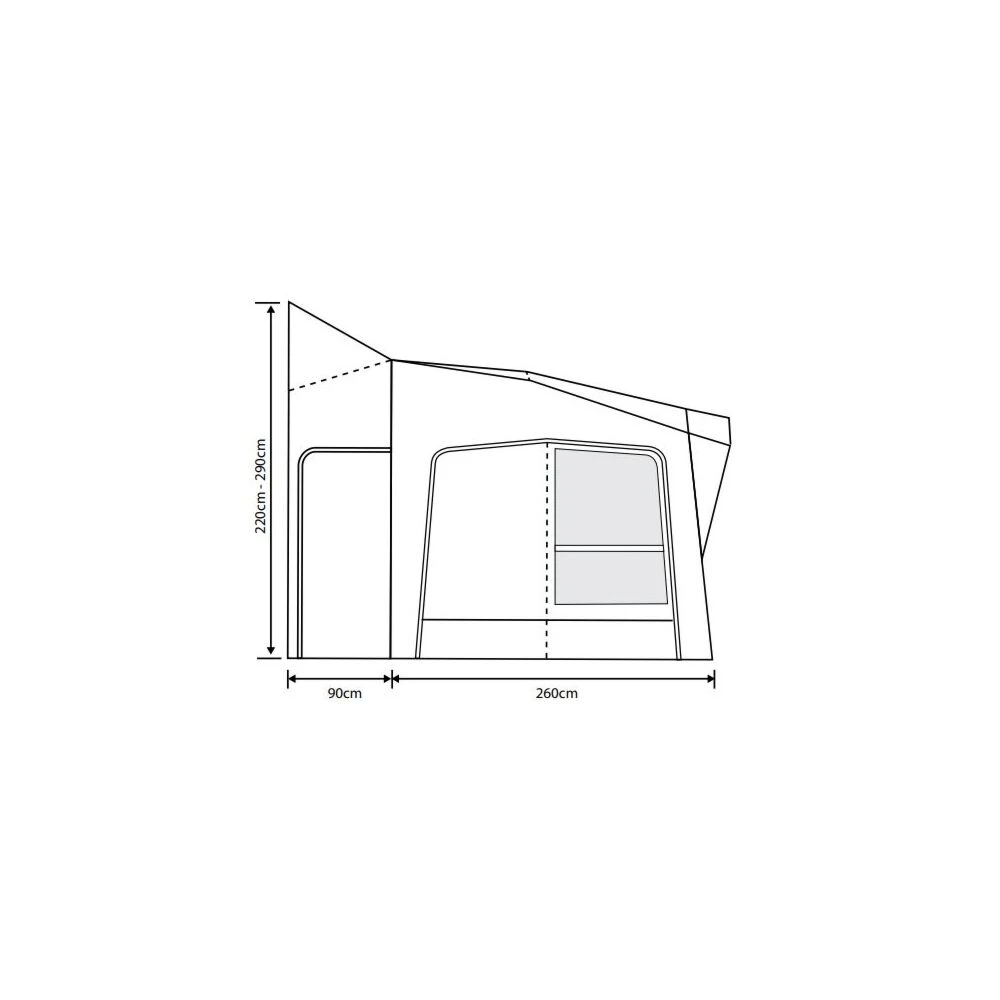 Outdoor Revolution Esprit Pro X 350M Awning (220-290cm) 6 Outdoor Revolution Esprit Pro X 350M Awning (220-290cm) - Image 6