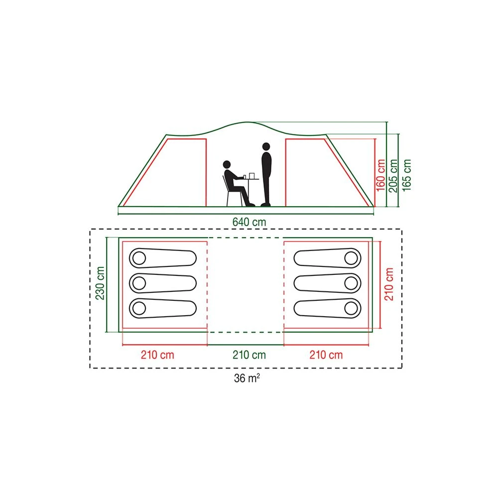 Coleman Spruce Falls 6 Tent 2 Coleman Spruce Falls 6 Tent - Image 2