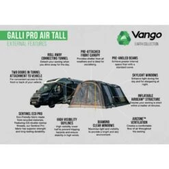Vango Airbeam Vango Galli Pro Air Tall Awning -Out Door World galli pro air tall 1