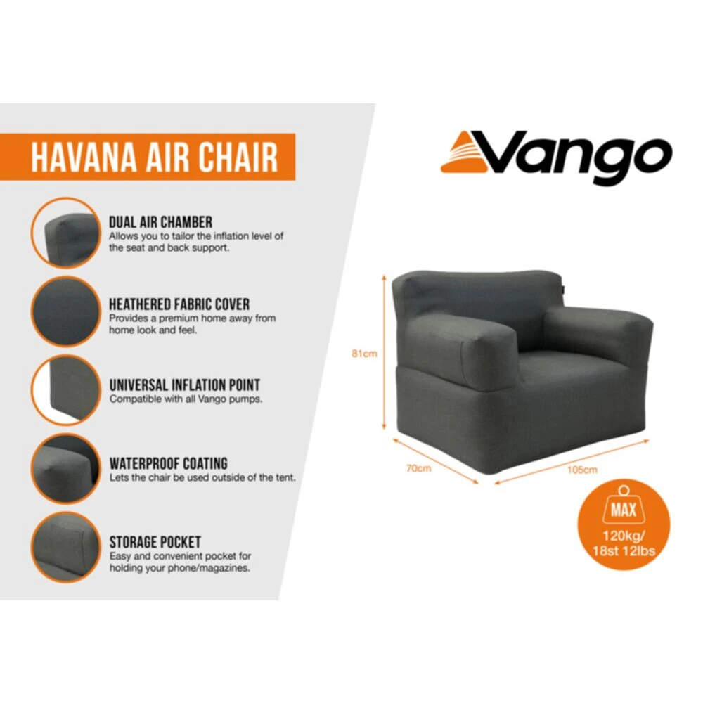 Vango Havana Inflatable Chair 9 Vango Havana Inflatable Chair - Image 9