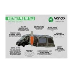 Vango Airbeam Vango Hexaway Pro Air Mid Awning -Out Door World hexaway pro air tall 4 1