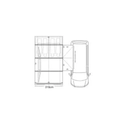 Outdoor Revolution Movelite EURO T4E Lowline Awning (180-220cm) 11 Outdoor Revolution Movelite EURO T4E Lowline Awning (180-220cm) -Out Door World img 20240930 wa0004