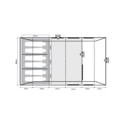 Outdoor Revolution Camp Star 600 DT Tent Poled Bundle (incl Footprint) -Out Door World orft0030 fp 1