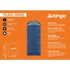 Vango Polaris Grande Sleeping Bag -Out Door World polaris grande infographic lowres