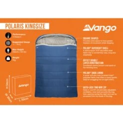 Vango Polaris King Sleeping Bag 21 Vango Polaris King Sleeping Bag -Out Door World polaris kingsize infographic lowres