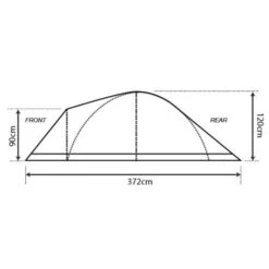 Outdoor Revolution Q3.0+ Tent (2025) 9 Outdoor Revolution Q3.0+ Tent (2025) -Out Door World q3plus floor1