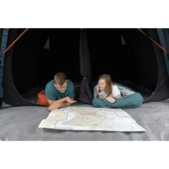 Vango Airbeam Vango Savannah Air 400 Tent Package (incl Footprint) -Out Door World savannah air 400 lifestyle low 2
