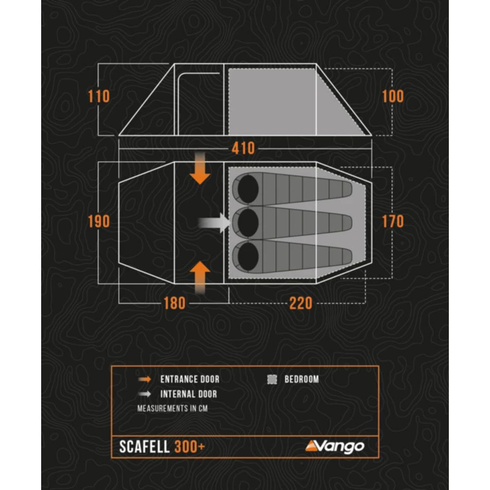 Vango Scafell 300+ Tent (2025) 7 Vango Scafell 300+ Tent (2025) - Image 7