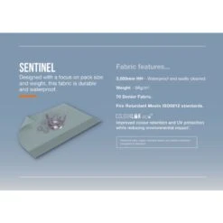 Vango Beta 550xl Tent (Mineral Green) 17 Vango Beta 550xl Tent (Mineral Green) -Out Door World sentinel fabric infographic highres medium