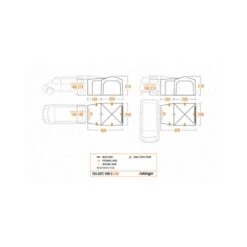 Vango Tailgate Hub II Low Poled Awning (2025) -Out Door World tailgate hub ii low floorplan low res small
