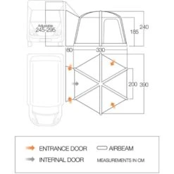 Vango Airbeam Vango Hexaway Pro Air Tall Awning 19 Vango Airbeam Vango Hexaway Pro Air Tall Awning -Out Door World vango 2021 awnings floorplan airhub hexaway tall hi